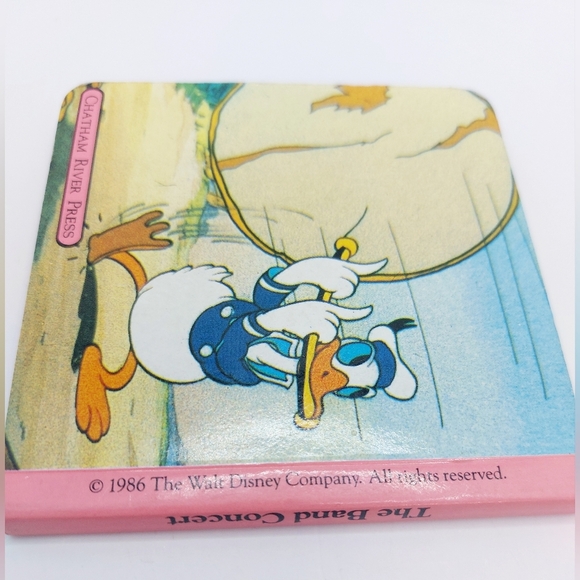 Vintage 1986 Walt Disney World "The Band Concert" Pocket Board Book - Picture 5 of 6